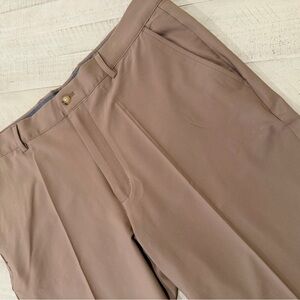 Greg Norman Collection Tan Size 36 Men's Golf Pants with 9” inseam
